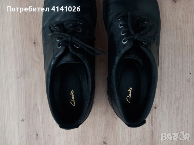 Подарявам за абитуриент в нужда мъжки обувки Clarks - Eстествена кожа., снимка 3 - Официални обувки - 54150696