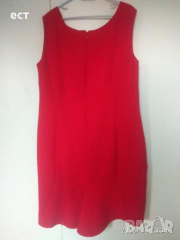 Червена  рокля, снимка 1 - Рокли - 33772400