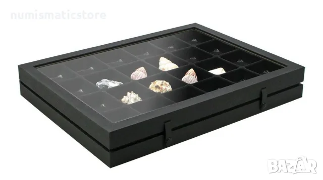 SAFE 5676 премиум витрина "Black Edition" за бижута и минерали