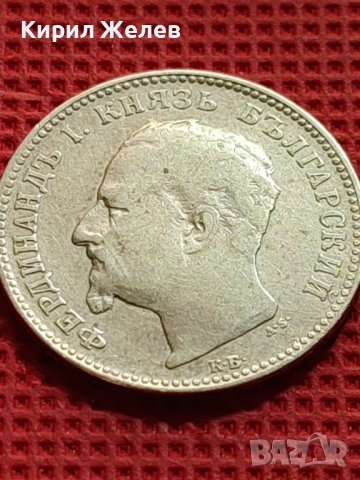Сребърна монета 1 лев 1891г. КНЯЖЕСТВО БЪЛГАРИЯ ФЕРДИНАНД ПЪРВИ ЗА КОЛЕКЦИОНЕРИ 40579, снимка 9 - Нумизматика и бонистика - 42491862