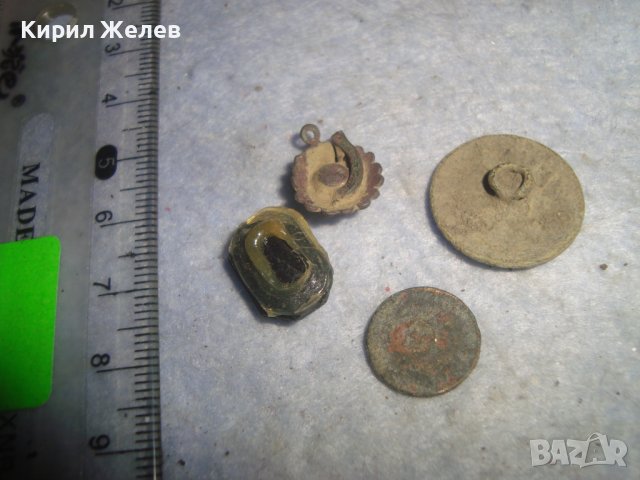 Лот 4 СТАРИННИ УКРАШЕНИЕ КАМЪНИ ЦИРКОН и ЦВЕТНО ФАСЕТИРАНО СТЪКЛО АПЛИКАЦИИ Тип ПЕНДАР 24927, снимка 2 - Антикварни и старинни предмети - 37199249