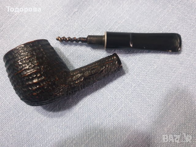 Стара стилна лула GOLD SPOT-REAL BRIAR, снимка 3 - Антикварни и старинни предмети - 38928438
