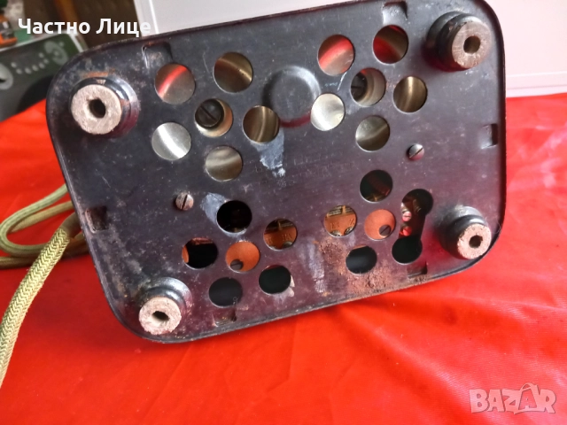 1920г. Стар Метален Телефон с Манивела, снимка 7 - Антикварни и старинни предмети - 52489044