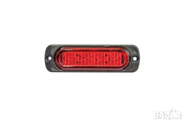 Мигащ LED габарит с рефлектор 4 LED 12-24V с червена светлина