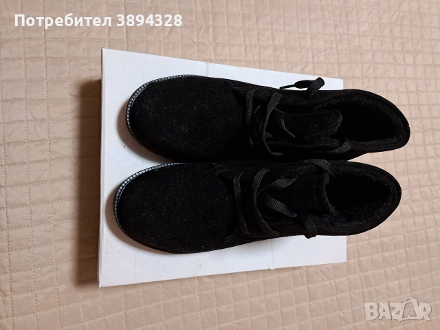 дамски боти от изкуствен велур