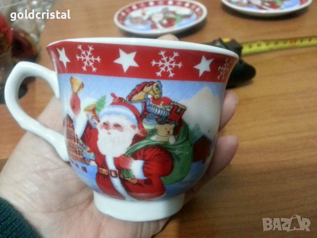 Коледни порцеланови чаши , снимка 5 - Чаши - 38968776