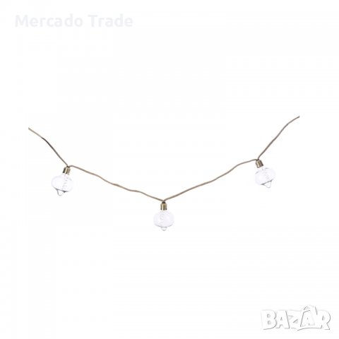 Комплект лампи Mercado Trade, LED, Светлинна верига, 10бр, снимка 3 - Декорация за дома - 39618553