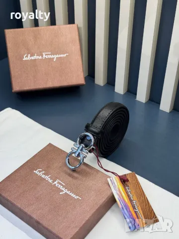 Salvatore Ferragamo естествена кожа колани , снимка 3 - Колани - 49509724