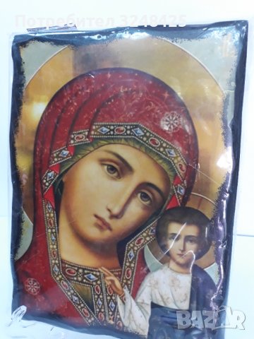 Икона на Пресвета Богородица майка Закрилница А, снимка 3 - Икони - 37622610