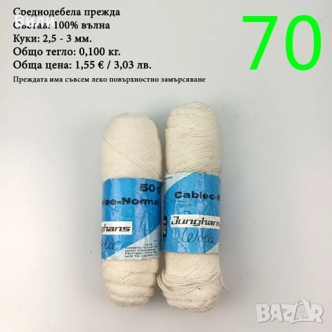 Евтини прежди в малки количества - нови и остатъци, снимка 17 - Други - 52029828