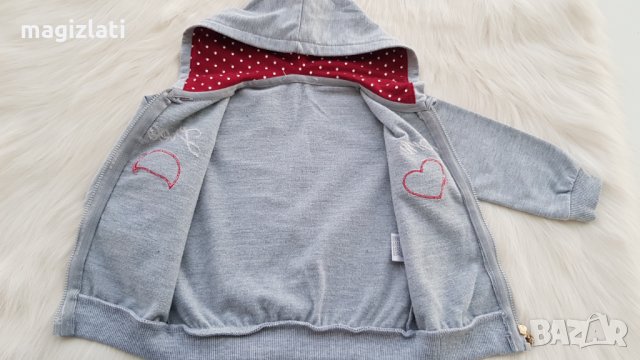 Суитчер и долнище за момиче 9-12 месеца, снимка 4 - Комплекти за бебе - 34432040