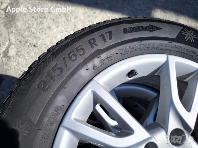 Оригинални джанти + Зимни гуми (215/65/17)(DOT2323)(6mm), снимка 11 - Гуми и джанти - 54172068