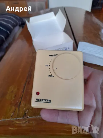 Стар терморегулатор за подово отопление Метатерм, снимка 5 - Други ценни предмети - 49224425