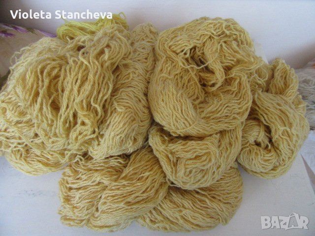 ЖЪЛТА ВЪЛНЕНА ПРЕЖДА , снимка 1