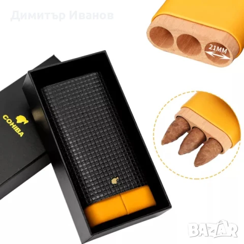 Cohiba кедров калъф за 3 пури, снимка 13 - Други - 50998392
