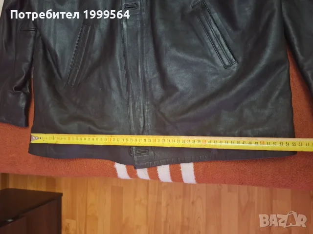 Мъжко кожено яке, естествена кожа, снимка 5 - Якета - 56461386