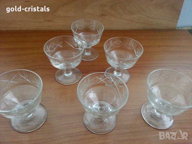 Ретро кристални чаши , снимка 2 - Антикварни и старинни предмети - 31236387