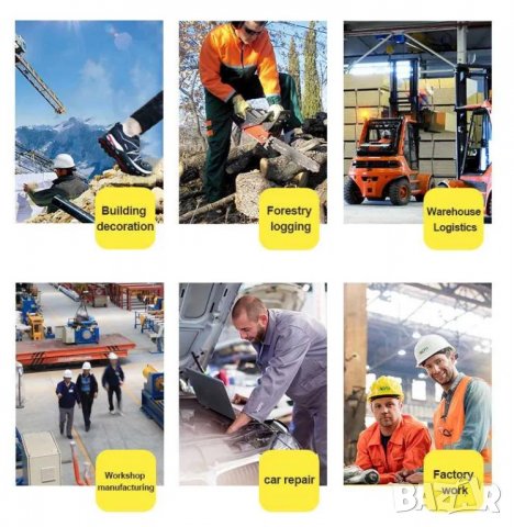 Работни обувки с метално бомбе - уникално леки от дишащ материал (Модел 610), снимка 13 - Други - 36974638