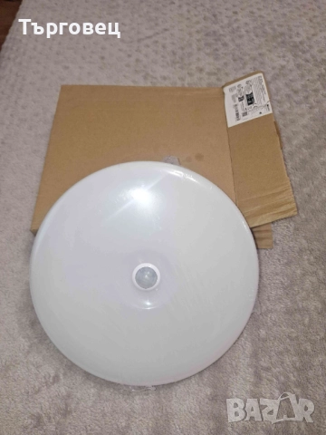  НОВ LED плафон с датик за движение и осветеност на 220 волта , снимка 2 - Лед осветление - 51530257