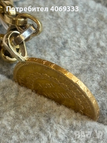 Златен ланец14к с монета висок карат 21.65к, снимка 13 - Колиета, медальони, синджири - 54175629