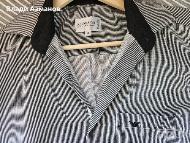 Мъжка риза Armani, снимка 3 - Ризи - 51786805