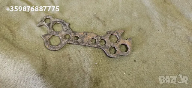 Ретро гаечен ключ инструмент инструменти соц колело мотоциклет , снимка 2 - Антикварни и старинни предмети - 50368490