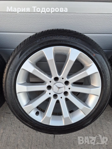 Оригинални джанти с гуми за Мерцедес/Mercedes СПОРТ ПАКЕТ 17'' 5х112, снимка 3 - Гуми и джанти - 53268012