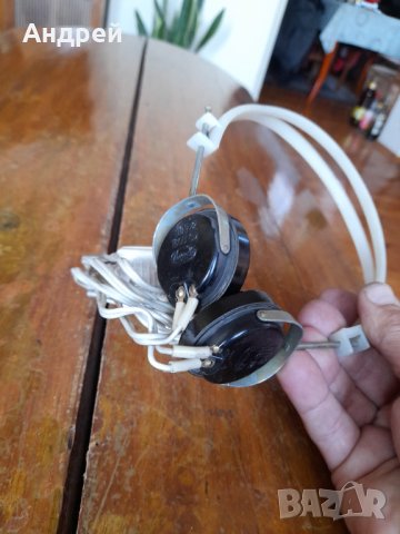 Стари слушалки Тон-2, снимка 3 - Антикварни и старинни предмети - 42758157