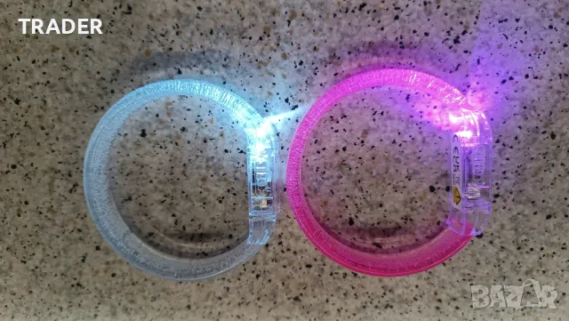 Светеща гривна  пръстен парти аксесоар , снимка 4 - Други - 33588293