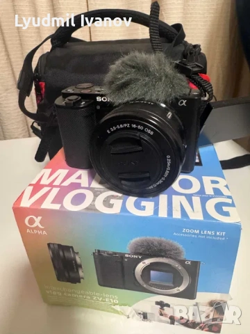 Камера sony zv-e10