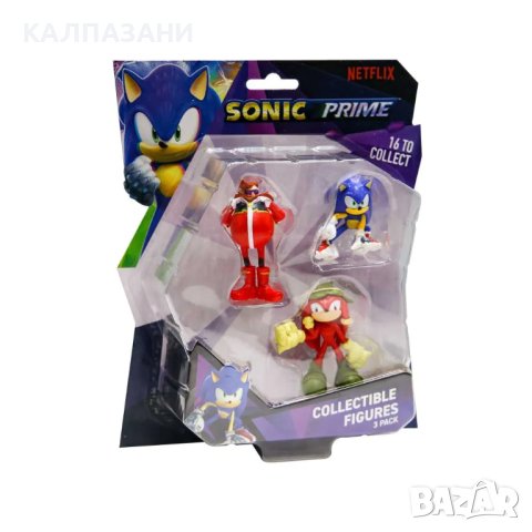 Sonic Prime 3 Колекционерски фигури SON2020, снимка 1 - Фигурки - 42791505