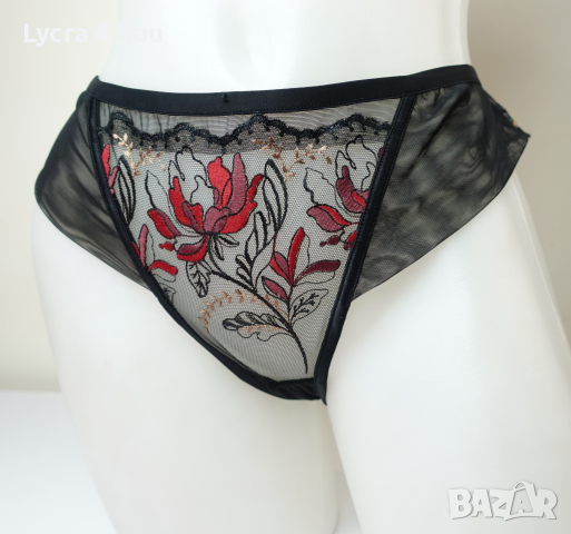 S/M луксозни дамски полупрашки с цветна бродерия, снимка 6 - Бельо - 44571470