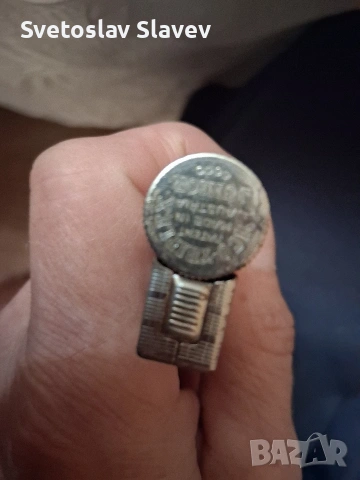 Стара бензинова запалка., снимка 4 - Антикварни и старинни предмети - 53124784