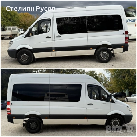 Mercedes Sprinter 311  2.2cdi 109кс / климатик  + печка / автоматик / ДЯСНА ДИРЕКЦИЯ  - цена 12 300л, снимка 9 - Бусове и автобуси - 52078047