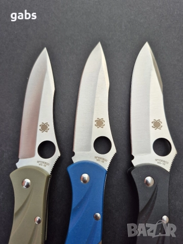 Сгъваем нож Spyderco Centofante С66,три цвята, снимка 9 - Ножове - 49641545