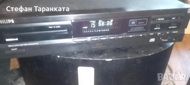 CD player Phillips CD614, снимка 3 - Ресийвъри, усилватели, смесителни пултове - 53262143