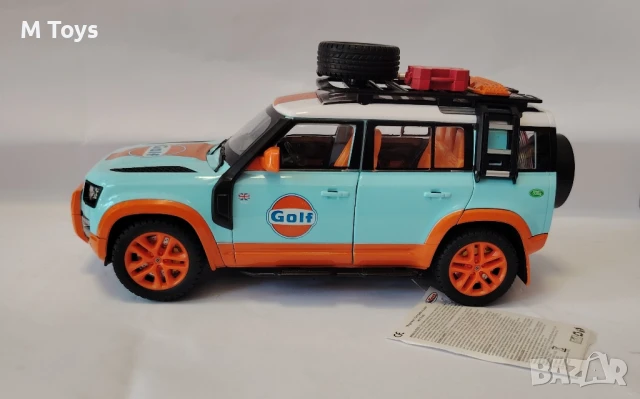 Метален офроуд джип 1:24 – със звук, светлина и отварящи се врати! 🔊💡