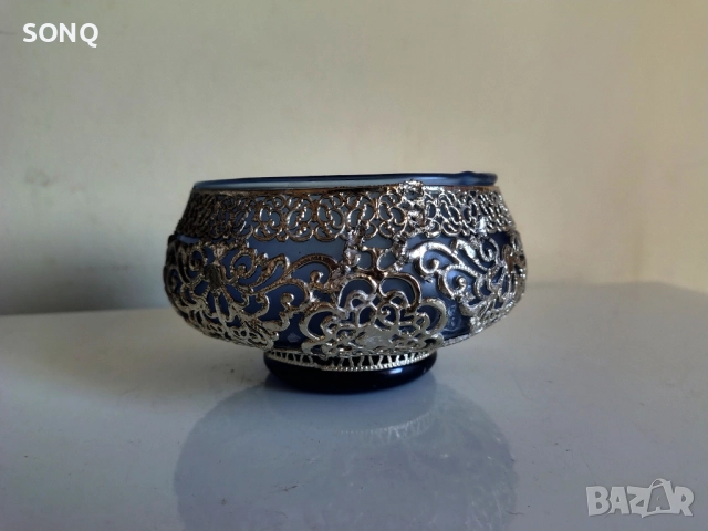 Страхотен Съд Със Посребрена Орнаментика, снимка 3 - Антикварни и старинни предмети - 52787199