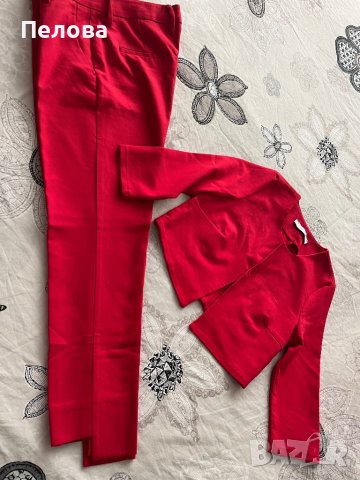 Червен сет/панталон и болеро/