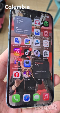 iPhone 14 Blue, 128gb-гаранция, снимка 3 - Apple iPhone - 52360822