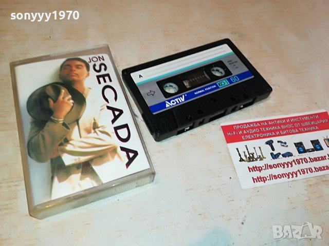 JON SECADA-КАСЕТА 1005221359, снимка 3 - Аудио касети - 36715042