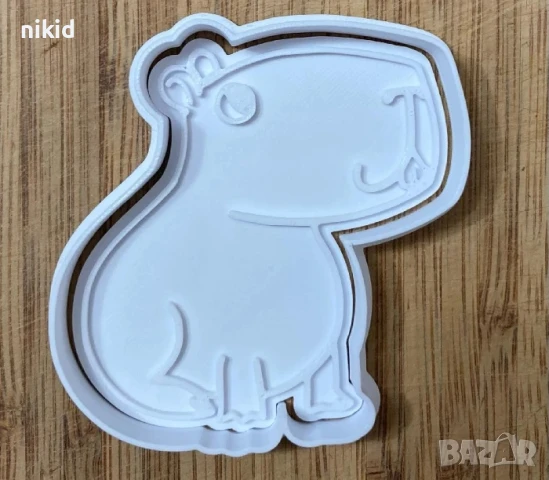 Капибара Capybara Пластмасов резец форма за тесто бисквитки фондан торта