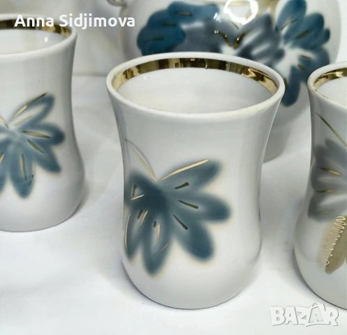 Руски порцелан сервиз , снимка 6 - Сервизи - 53179782