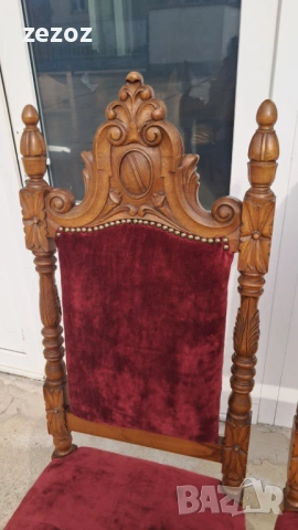 Столове с високи облегалки 2 бр.