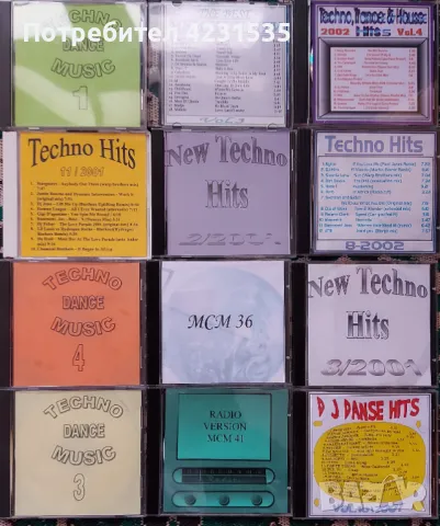 Компакт дискове, компилация, музика, денс