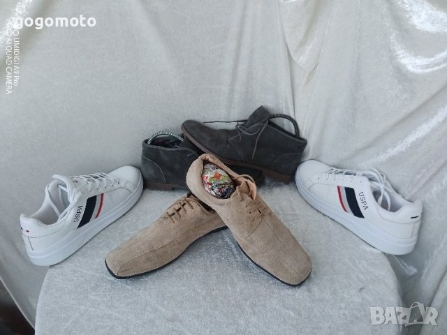 мъжки ежедневни спортни обувки от естествена кожа - велур 44 - 45, снимка 14 - Ежедневни обувки - 44451058