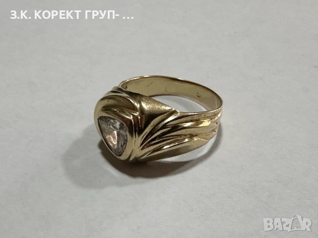 Златен пръстен 14к, 7,87гр