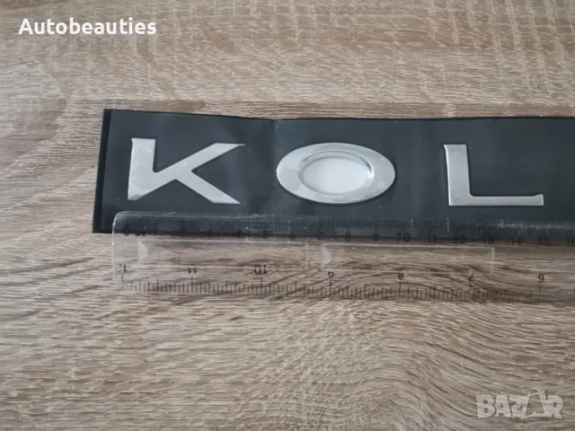 Сребрист Надпис Renault Koleos голям размер, снимка 4 - Аксесоари и консумативи - 50065251