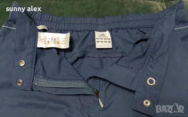 Adidas 3/4 долнище UK 12, F 40, D 38 синьо-сиво, снимка 5 - Спортни екипи - 38459628