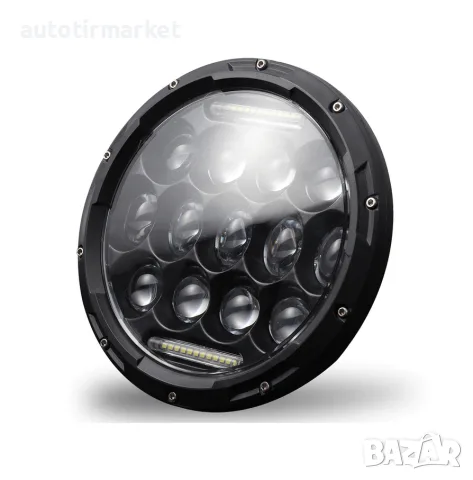 LED Фар 7 инча за вграждане на джип 12V – NA102